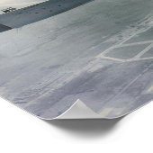 Avro Arrrow- RL203 over de baan Poster (Hoek)