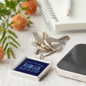 Avro Canada Arrow - BLUE Sleutelhanger (Zijkant)