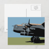 Avro Lancaster Bomber Briefkaart (Voorkant / Achterkant)
