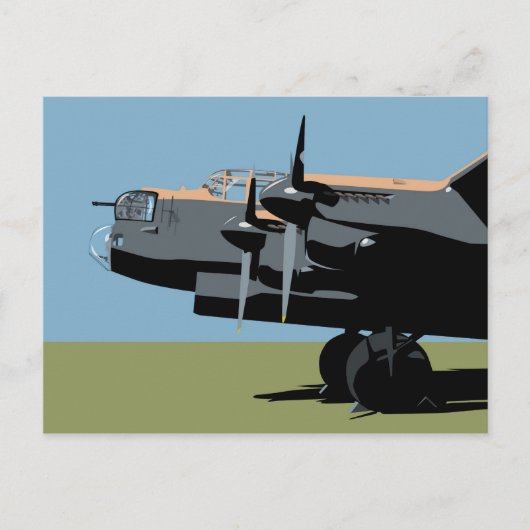 Avro Lancaster Bomber Briefkaart (Voorkant)