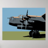 Avro Lancaster Bomber Poster (Voorkant)
