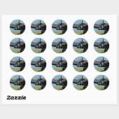 Avro Lancaster Bomber Ronde Sticker (Vel)
