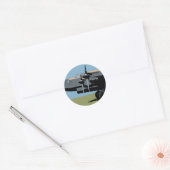 Avro Lancaster Bomber Ronde Sticker (Envelop)
