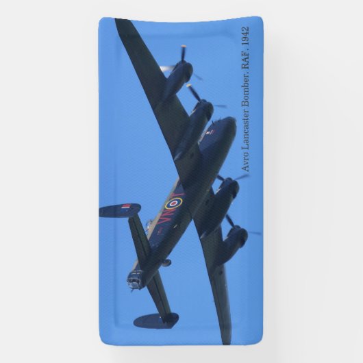 Avro Lancaster-bommenwerper. RAF. 1942 Spandoek (Verticaal)