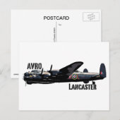 Avro Lancaster Briefkaart (Voorkant / Achterkant)
