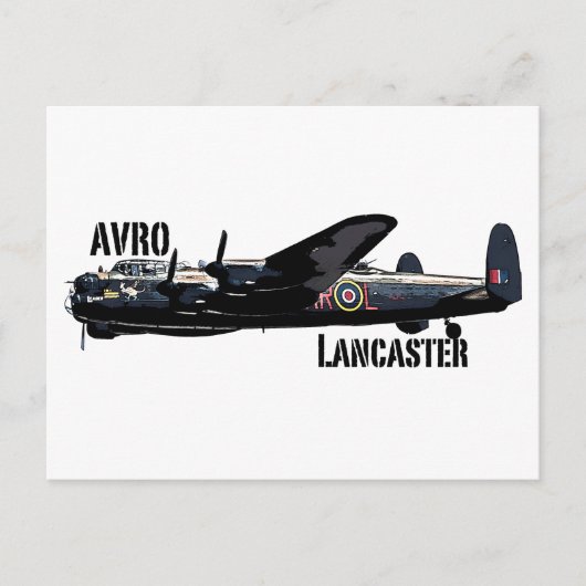 Avro Lancaster Briefkaart (Voorkant)