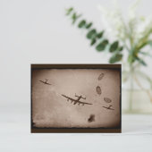 Avro Lancaster Flyover Briefkaart (Staand voorkant)