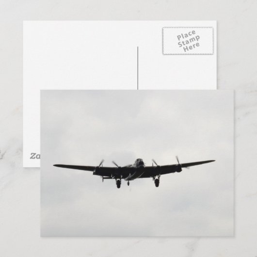 Avro Lancaster Heavy Bomber Briefkaart (Voorkant / Achterkant)