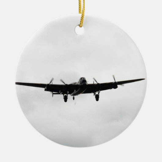 Avro Lancaster Heavy Bomber Keramisch Ornament (Voorkant)