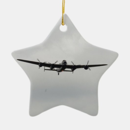 Avro Lancaster Keramisch Ornament (Voorkant)