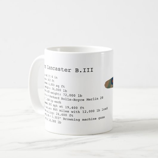 Avro Lancaster Mok (Voorkant links)