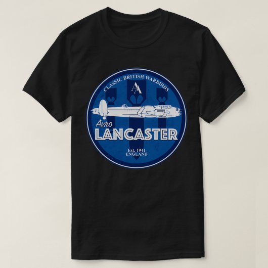 Avro Lancaster T-shirt (Design voorkant)