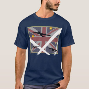 Avro Lancaster Union Jack T-shirt