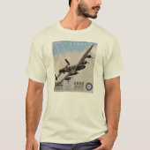 Avro Lancaster WW11 Bomber T Shirt (Voorkant)