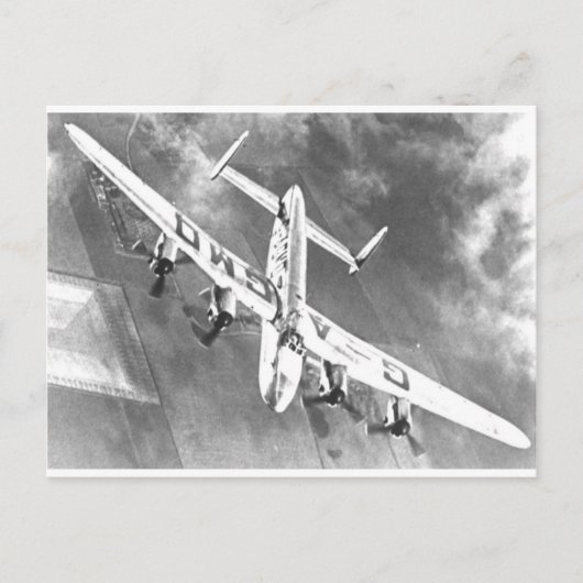 Avro Lancastrian Briefkaart (Voorkant)