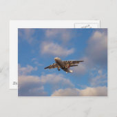 Avro RJ85 Jet Landing Briefkaart (Voorkant / Achterkant)