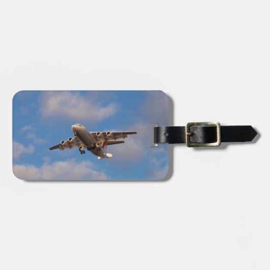 Avro RJ85 Jet Landt Bagagelabel (Voorkant horizontaal)