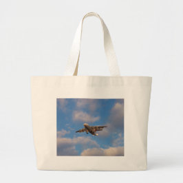 Avro RJ85 Jet Landt Grote Tote Bag