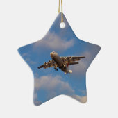 Avro RJ85 Jet Landt Keramisch Ornament (Rechts)