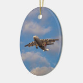 Avro RJ85 Jet Landt Keramisch Ornament (Links)