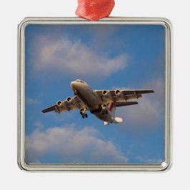 Avro RJ85 Jet Landt Metalen Ornament