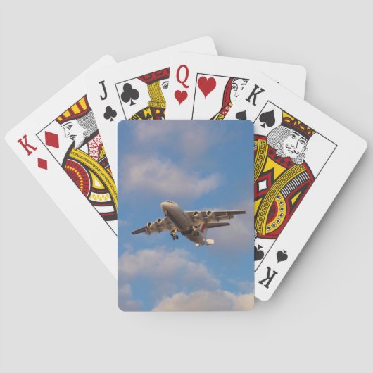 Avro RJ85 Jet Landt Pokerkaarten (Achterkant)