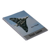 Avro Vulcan Bomber gepersonaliseerd Notitieboek (Rechterzijde)