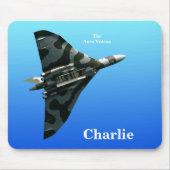 Avro Vulcan Delta Wing Bomber gepersonaliseerd Muismat (Voorkant)