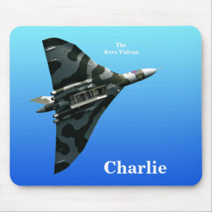 Avro Vulcan Delta Wing Bomber gepersonaliseerd Muismat