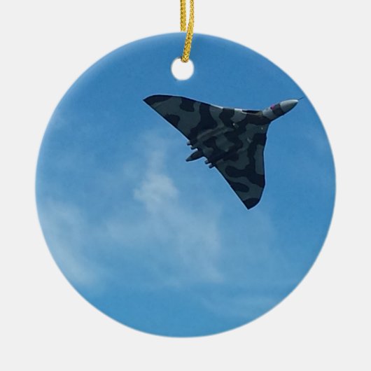 Avro Vulcan Keramisch Ornament (Voorkant)