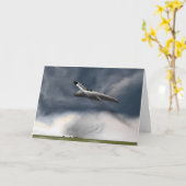 Avro Vulcan Verjaardag Kaart (Gele Bloem)