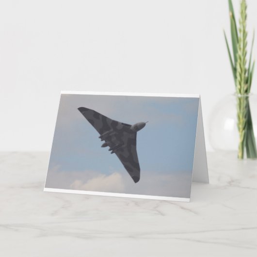 Avro Vulcan XH558 Kaart (Voorkant)