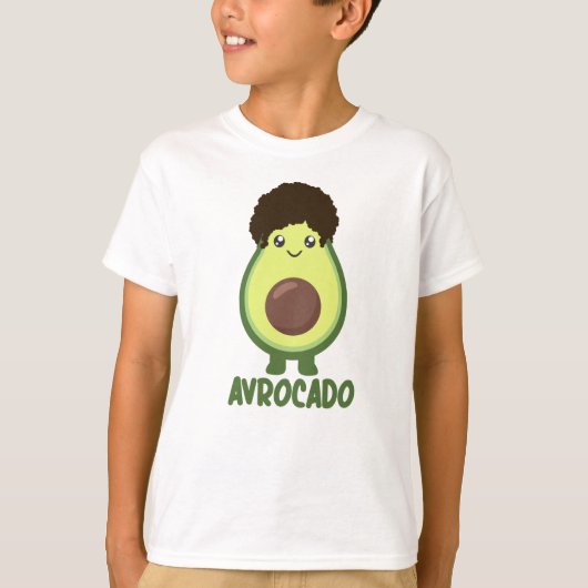 Avrocado Avocado Word Game Funny Food Green T-shirt (Voorkant)