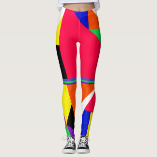 Avryl Fleur's Abstracte wereld Leggings
