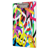 Avryl Fleur's kleurrijke graffiti doedel Klembord (Links)