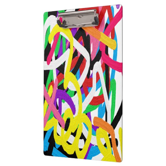Avryl Fleur's kleurrijke graffiti doedel Klembord (Links)