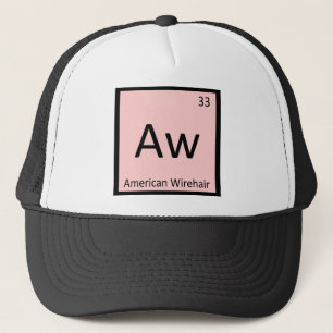 Aw - Amerikaanse Wirehair Kat Chemie Element Trucker Pet