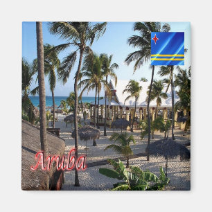AW - Aruba - Manchebo Beach Magneet