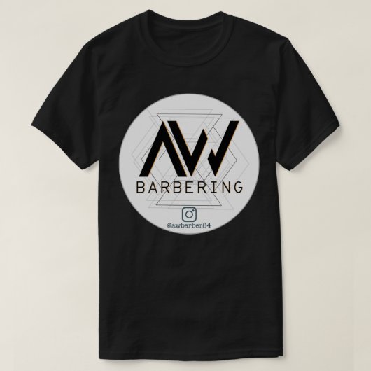 AW Barber Logo T-shirt (Design voorkant)