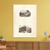 AW Faber's loods Canvas Afdruk (Insitu (Woonkamer))