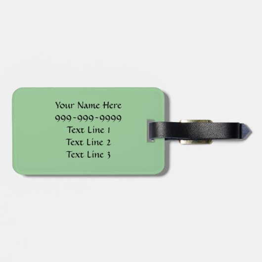 AW- Funny Dachshund Bagagelabel (Achterkant horizontaal)