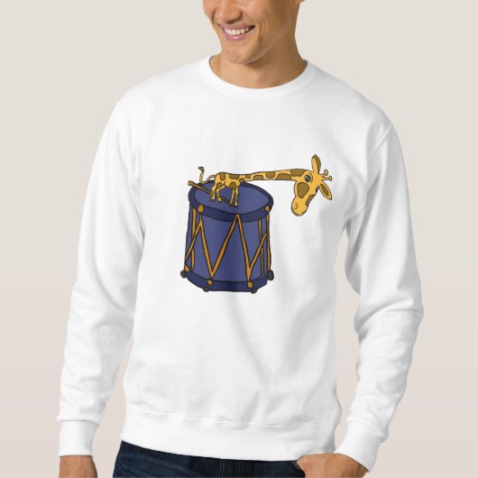 AW- Funny Giraffe en Drum Shirt (Voorkant)