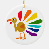 AW- Geweldige Turkije-versiering Keramisch Ornament (Achterkant)