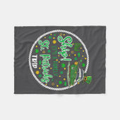 Aw It's A Saint Partrick Cruise Trip Family Reunio Fleece Deken (Voorkant (Horizontaal))