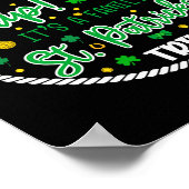 Aw It's A Saint Partrick Cruise Trip Family Reunio Poster (Hoek)