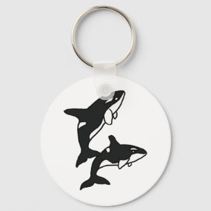 AW- Leaping Killer Whales Sleutelhanger