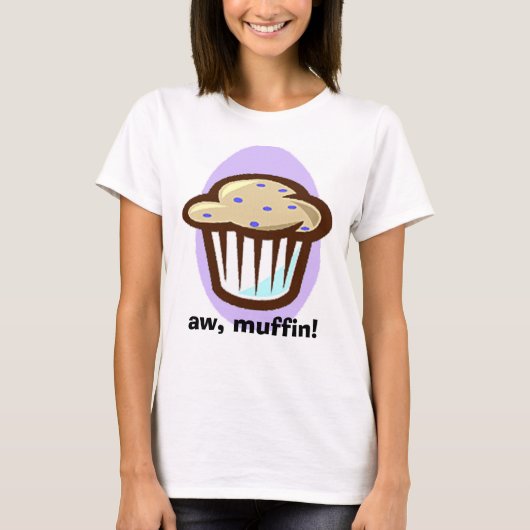 aw muffin! t-shirt (Voorkant)