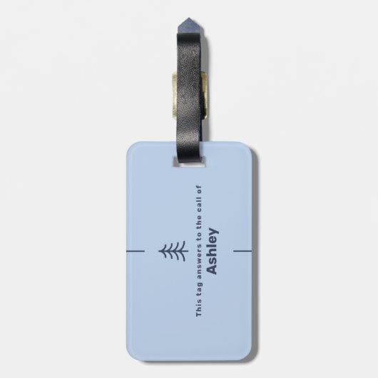 AW schip aangepaste verjaardag cruise groep matchi Bagagelabel (Achterkant verticaal)