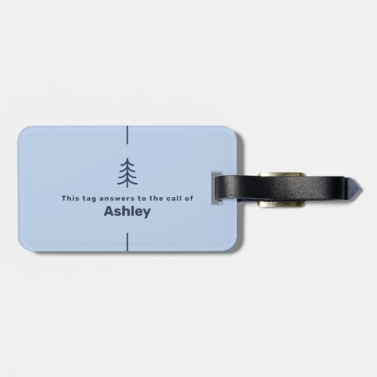 AW schip aangepaste verjaardag cruise groep matchi Bagagelabel (Achterkant horizontaal)