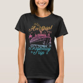 AW schip aangepaste verjaardag cruise groep matchi T-shirt (Voorkant)